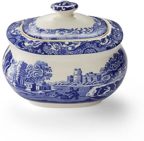 Spode Blue Italian Sugar Box