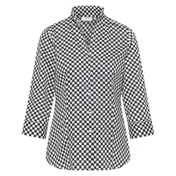 Bluse 3/4-Arm Eterna schwarz, 40