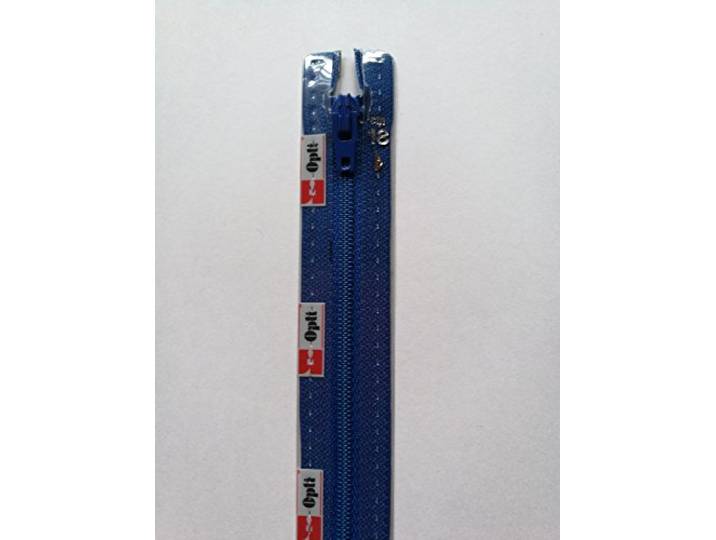 Opti S40-20-00215 ritssluiting, 100% polyester, 00215 blauw, 20cm