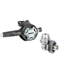 Mares - Dual ADJ 62X Atemregler - DIN - Weiß/Aqua