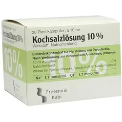 Kochsalzlösung 10% Infusionslösungskonze 20X10 ml
