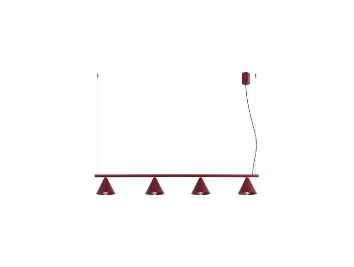 Design Pendellampe „Nox“ 4-flammig Burgundrot Sollux Lighting