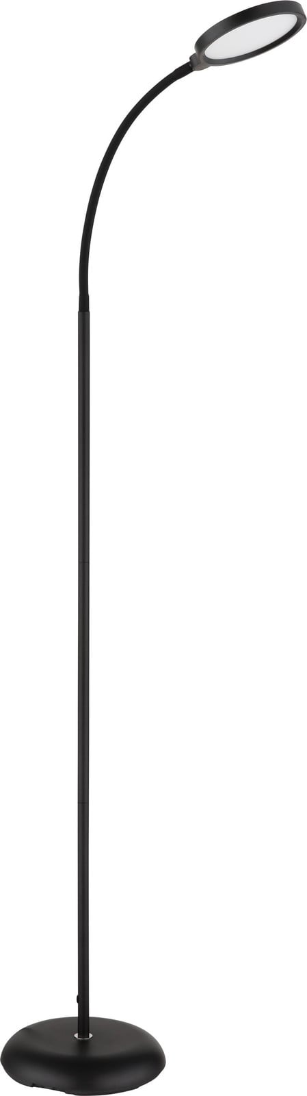 Globo Kalderon Design Vloerlamp Zwart met LED en Touchbediening B: 22 cm, D: 50 cm, H: 125 cm