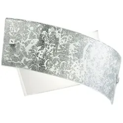 Gea Luce -  Camilla - Silberne Wandleuchte 2XE14 max 2X28W IP20 - LED-Wandleuchte im modernen Design 34x20cm