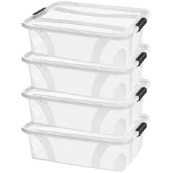 SIENA HOME Aufbewahrungsbox Anzio 7 l 4er-Set