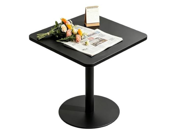 Sofa-Beistelltisch, Nachttisch, Küchen-Esstisch, quadratischer Bartisch Wasserdichter Cocktailtisch für Bistro, Pub, Restaurants, Cafés, Terrasse(60x60x73cm)