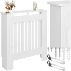 tectake® Heizkörperabdeckung, verschiedene Größen, robuste MDF-Platte, optimale Luftzirkulation