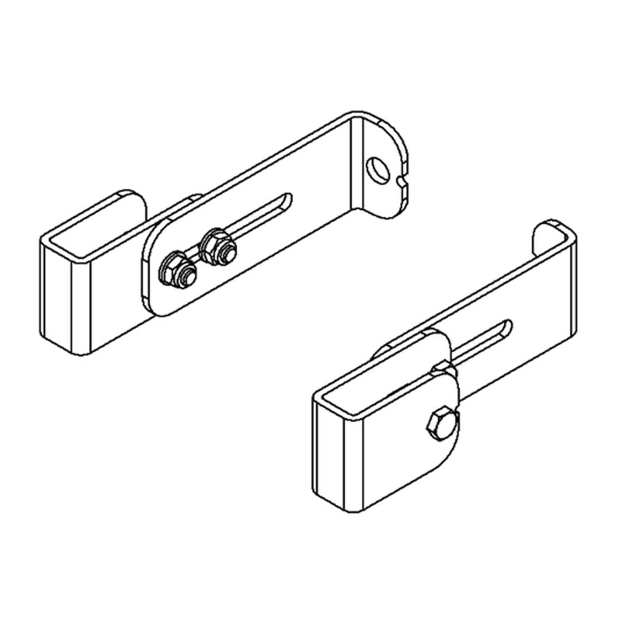 Hailo Professional Hailo Wandhalter für GFK Leitern, 150-180mm Wandabstand