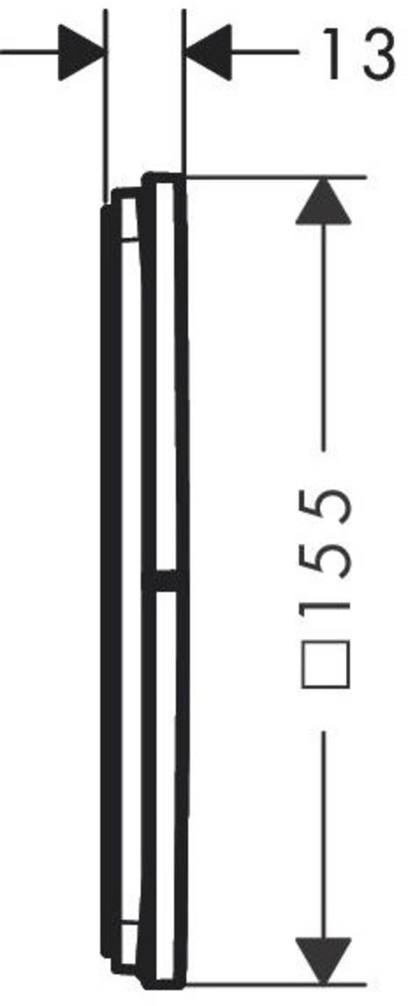 HANSGROHE 15573670 Absperrvent.UP ShowerSelect Comfort E