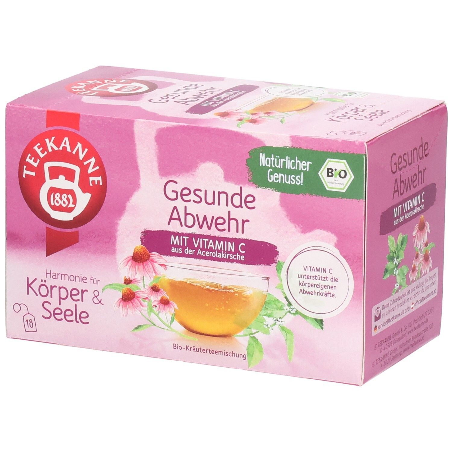 Teekanne BIO Harmonie f. Körper & Seele Gesunde Abwehr 18 St Tee