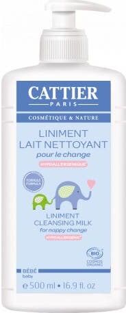 Cattier Linimento Bío Leche Limpiadora para Cambio de Pañales 500ml