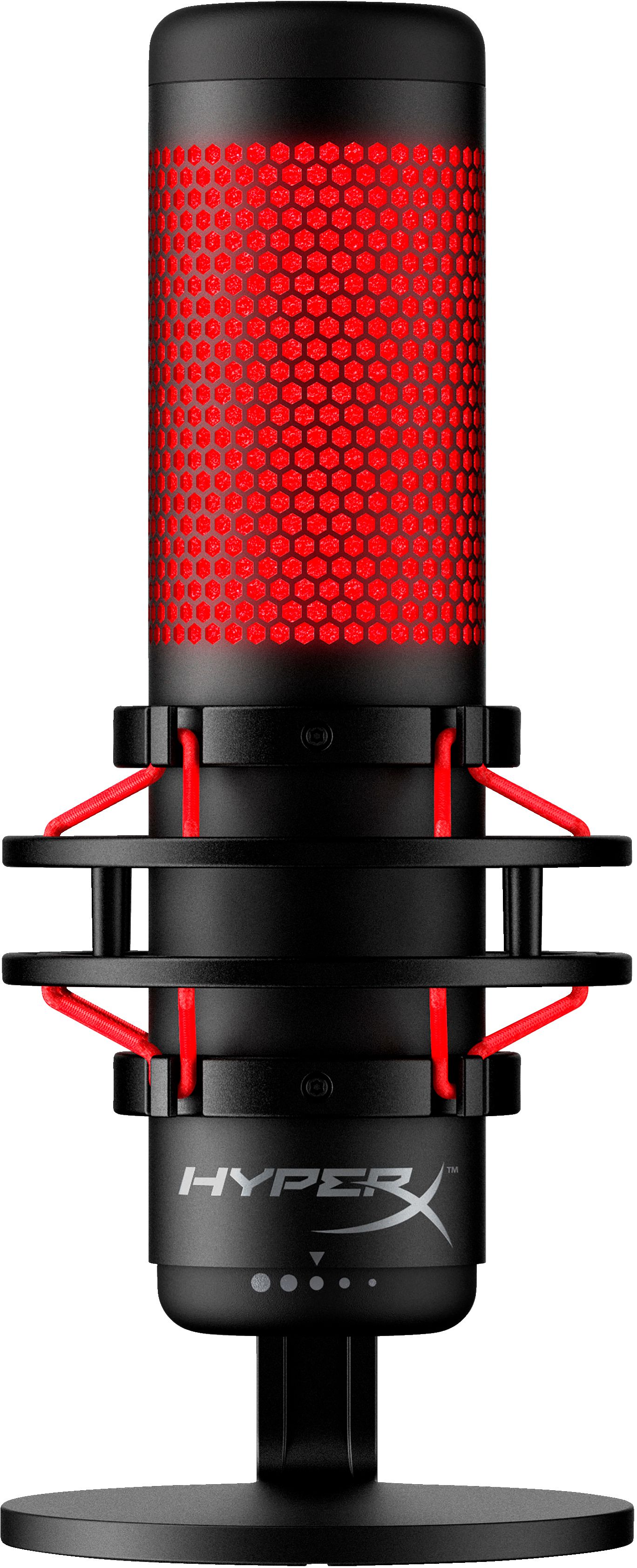 HyperX QuadCast kabelgebunden PC-Mikrofon USB (Rot) 4P5P6AA