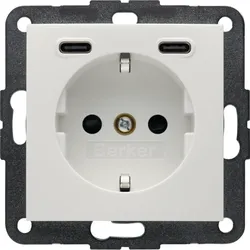Berker Steckdose USB CC 20W PD S1 polarweiß 48158989