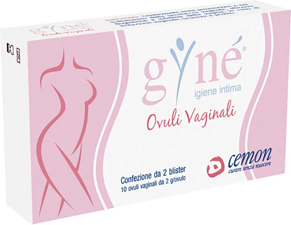 Gyne 10 Ovuli Vaginali 10g Cemon