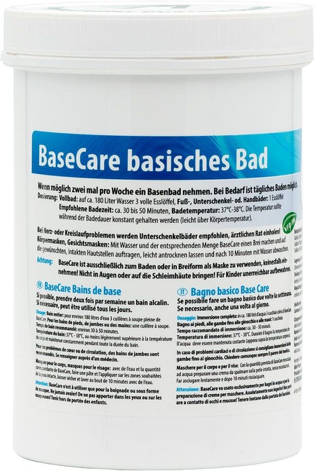 Mineralstoff Basecare basisches Bad Pulver 400g