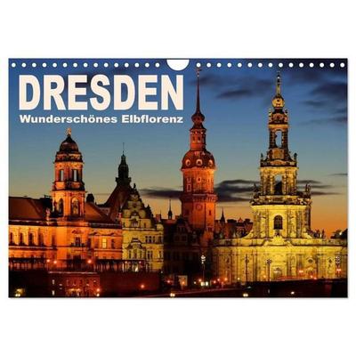 Dresden - Wunderschönes Elbflorenz (Wandkalender 2026 DIN A4 quer), CALVENDO Monatskalender