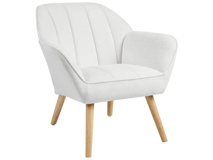 SESSEL Stoff Weiß Torud