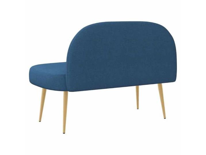 Magnifique Bleu Banquette intérieure - Banc rembourré avec dossier Bleu 110X60X76 cm - Pour SALON &&26597