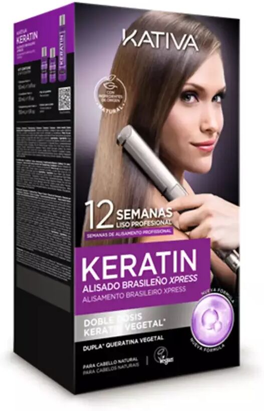 Kativa Keratin Express Brazilian Straightening 3 Piece Pack