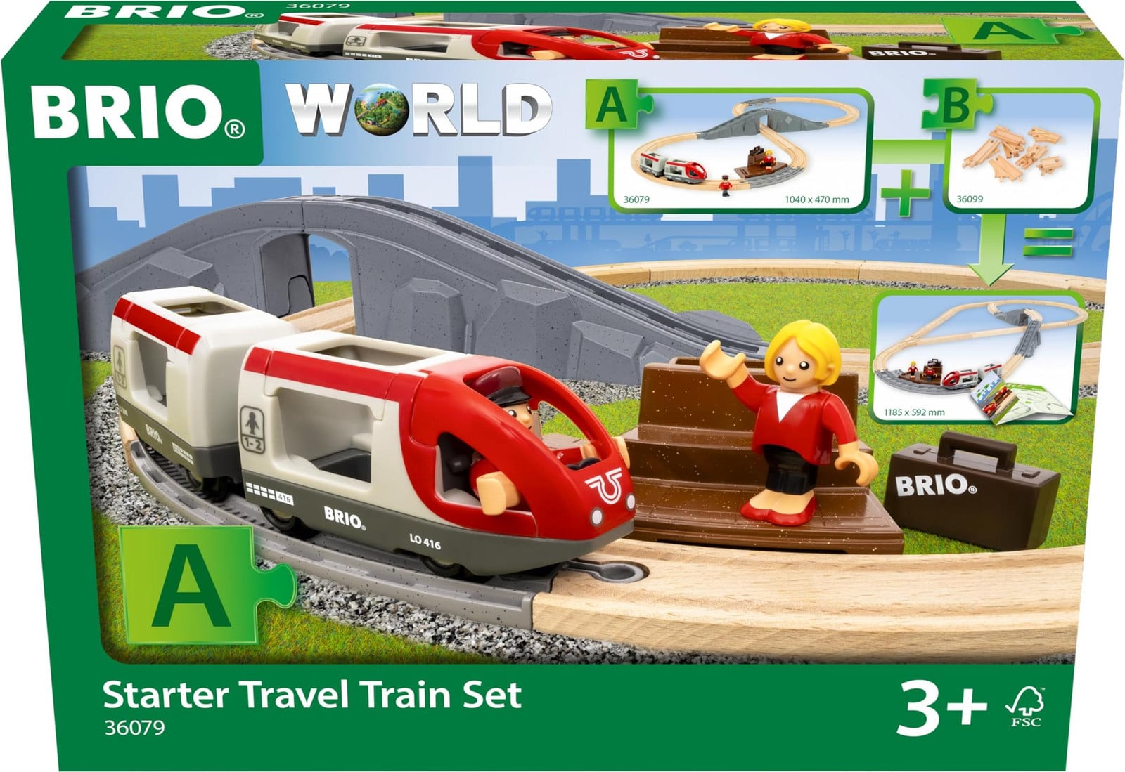 Brio World 8-Traveler Circuit Pack A-7312350360790 voor kinderen vanaf 3 jaar