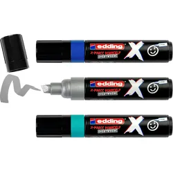 edding Multimarker schwarz 2.0 - 10.0 mm Schreibfarbe: Mehrfarbig