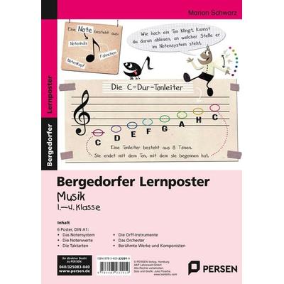 Lernposter Musik - 1.-4. Klasse, Sonstige von Marion Schwarz, Persen Verlag in der AAP Lehrerwelt GmbH, 978-3-403-23291-9