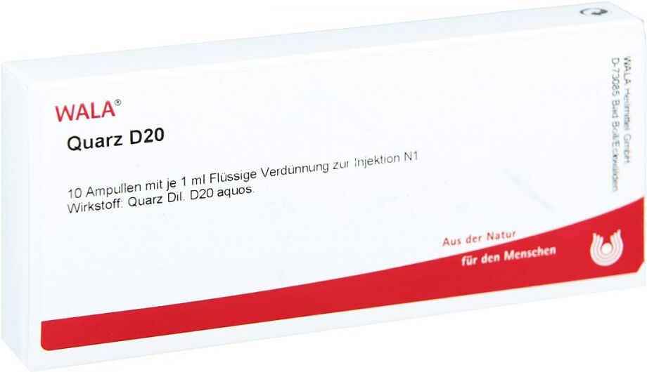 Wala Quarz D20 Ampullen