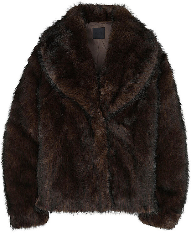 PRIDE TO BE Jacke in Felloptik JOLEE braun   XL XL