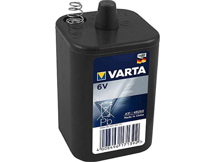 Pile Spéciale 4R25 Carbon-zink (Saline) Varta 43110111 Contact à Ressort 6 V 8500 mAh 1 stuks (S)