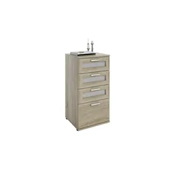 Kommode  Melia , holzfarben , Maße (cm): B: 40 H: 79 T: 38.0