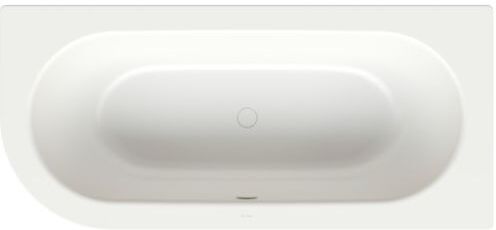 Bette BetteStarlet V Silhouette Badewanne 6690-440CELVK snow, 175x80x42cm, mit Schürze