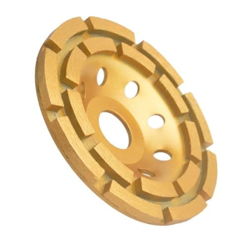 Gunpla Diamant Slijpschijf Dubbele Rij voor Beton, Graniet en Steen, 115 x 22,2 mm