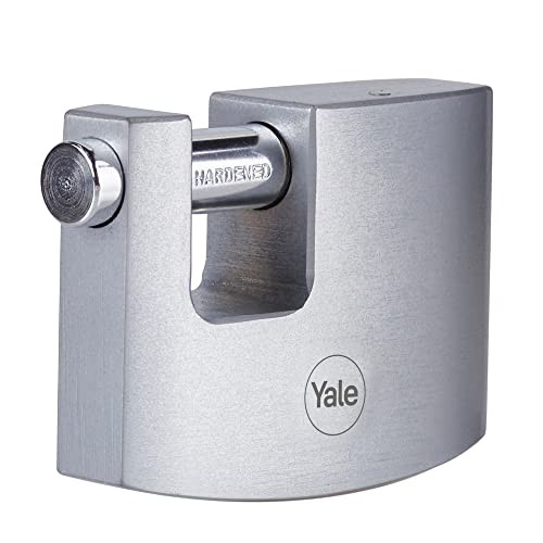 Yale Messing Rolluik Hangslot Y124B/60 - Waterdicht Buitenslot met 3 Sleutels