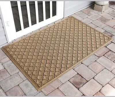 Bungalow Dba Matterly Cordova Estates Doormat 52 x 34, 52 x 34, Khaki