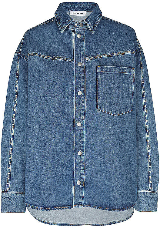 OH APRIL Jeansbluse VIVIAN  blau   XS XS