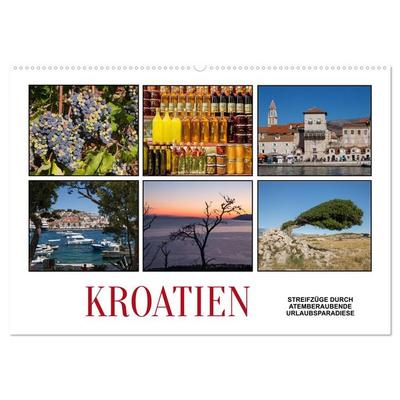 Kroatien - Streifzüge durch atemberaubende Kulturlandschaften (Wandkalender 2026 DIN A2 quer), CALVENDO Monatskalender