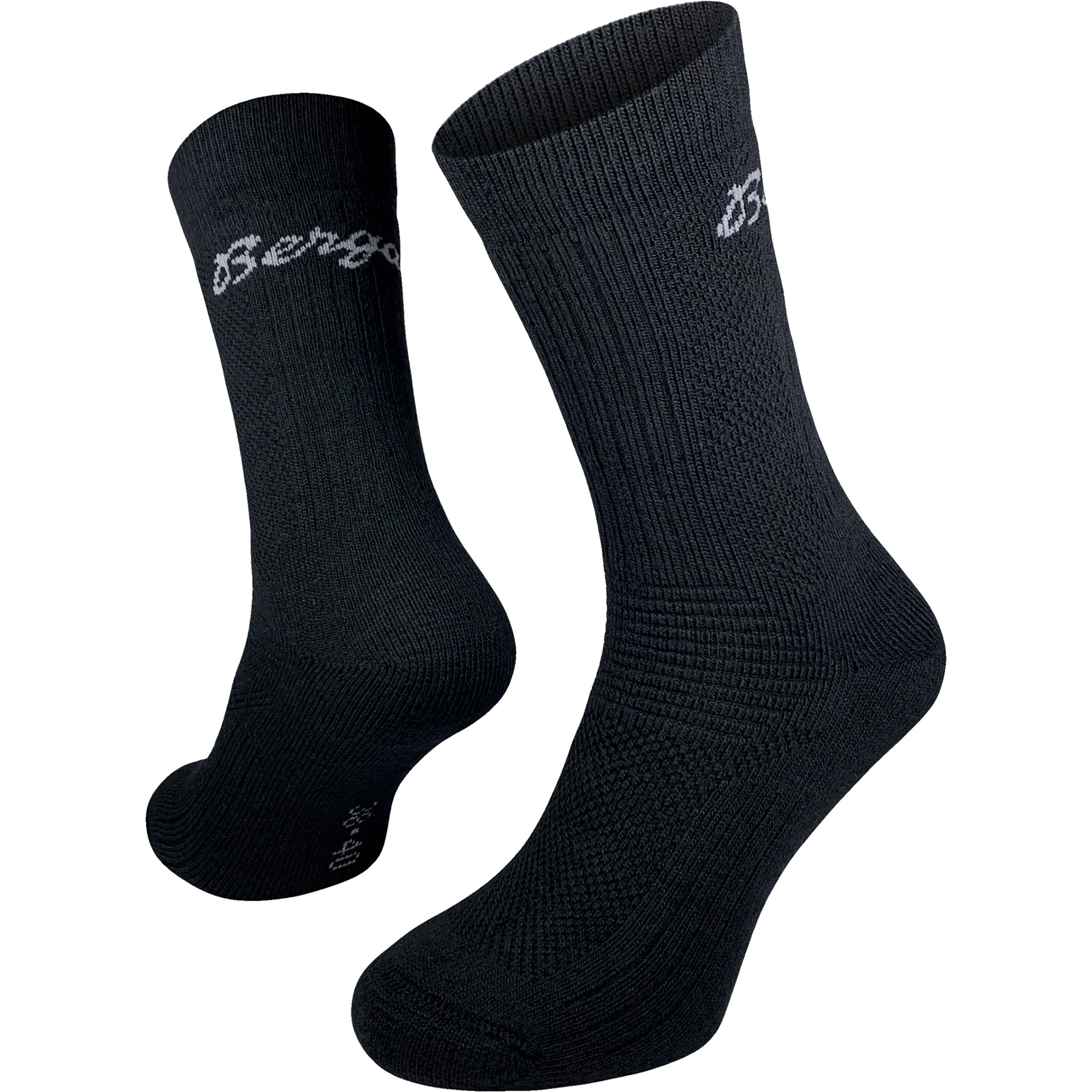 Bergans Allround Warm Merino Cushioned Freizeitsocken schwarz Größe 38 Camping Elastisch Merinowolle