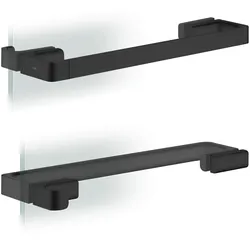 hansgrohe AXOR UNIVERSAL Accessories Duschtürgriff 444 mm, 42837670, Farbe: Mattschwarz