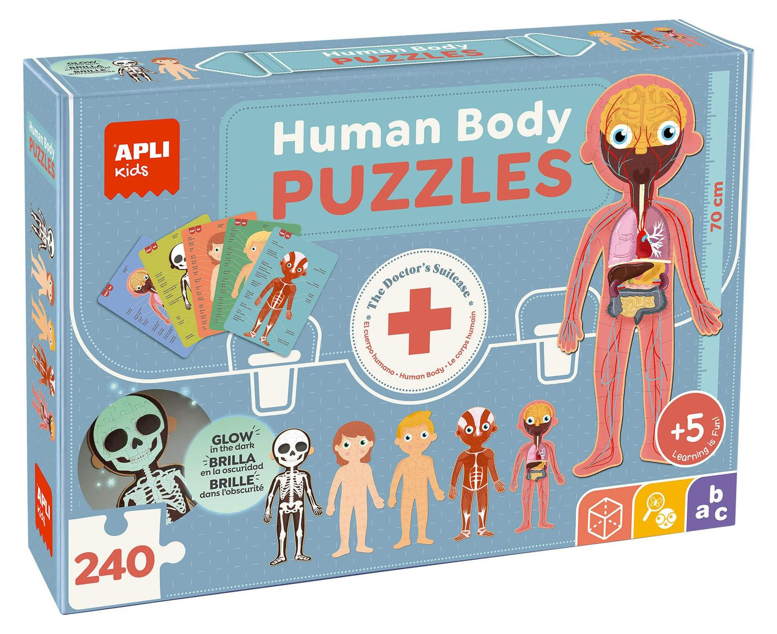 APLI Kids 19438 Mensen Thema Stickers, 240 stuks