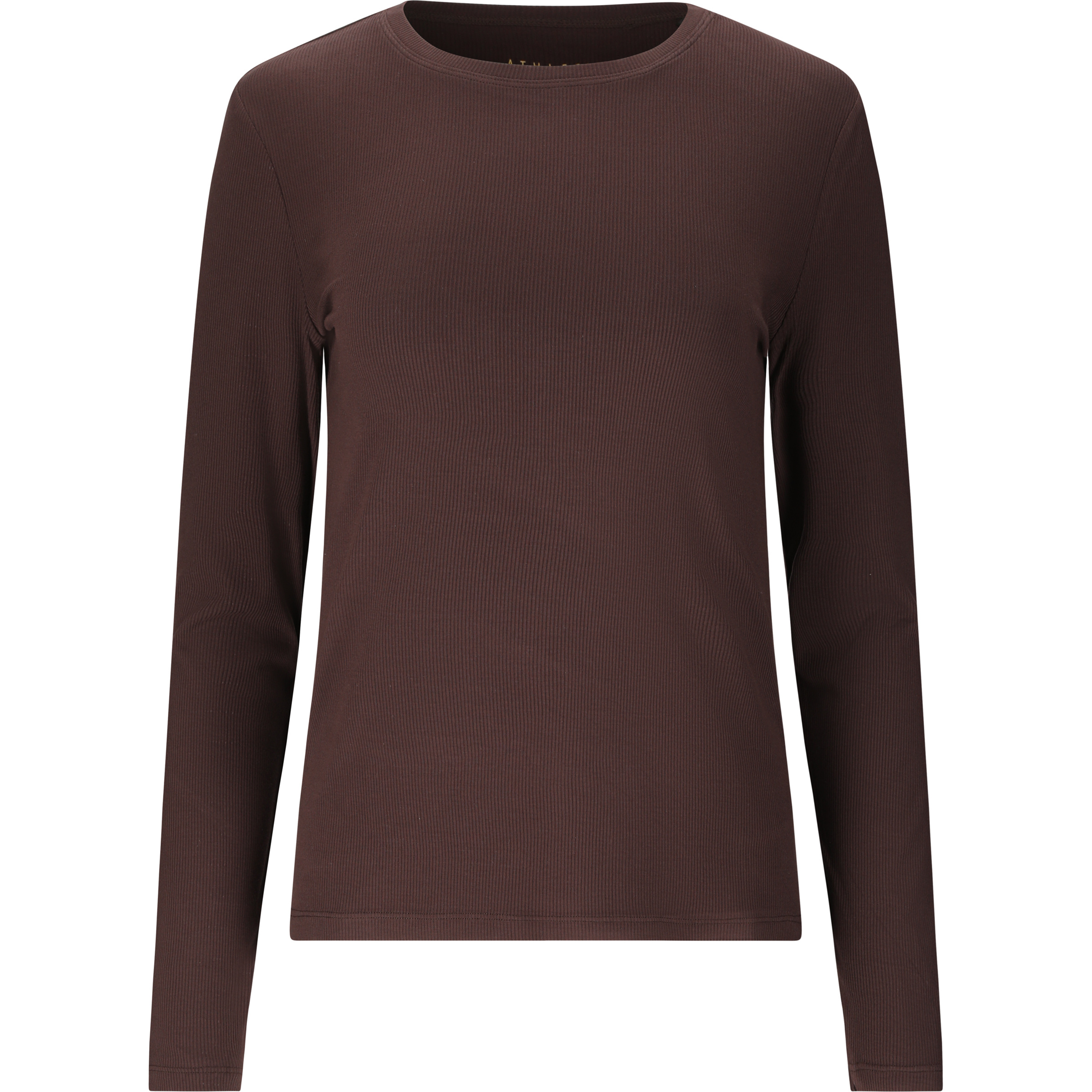 Athlecia Tinashe V2 Rib Damen Longsleeves braun Größe XL Yoga | Lifestyle Atmungsaktiv