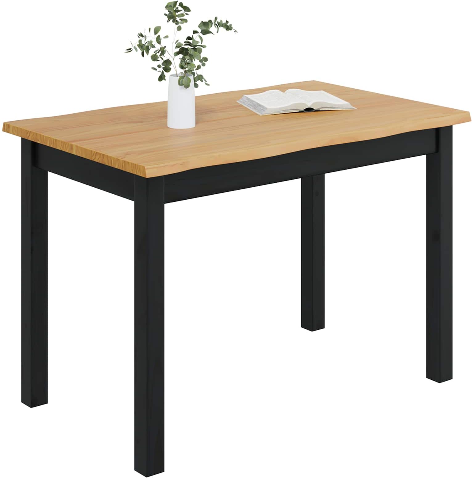 vidaXL Table de salle à manger / Table de repas EKAI Noir