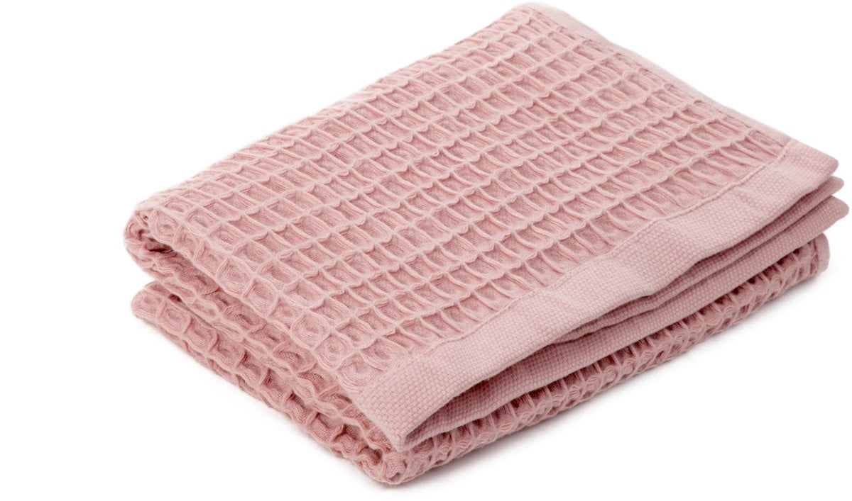 HOMLA Handdoek Waffel Roze 70 x 130 cm