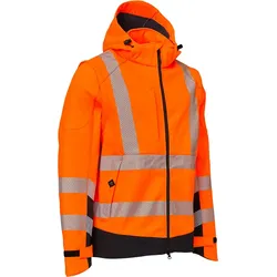 Warnschutz Softshelljacke 2-in-1 "117300R" Visible Xtreme - L - orange/schwarz
