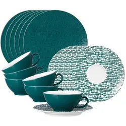 Seltmann, Geschirrset, Life Fashion Teeservice (18 Stk.)