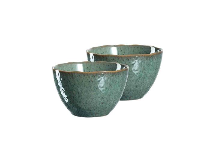 Schale LEONARDO Keramikschalen Matera ø 15.3 cm 2er Set , grün, Schüsseln, Schale