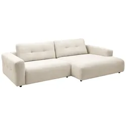 ECKSOFA XL MIKA Cremeweiß Cord