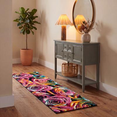 SAFAVIEH Fiesta Shag Racquel Rose Rug