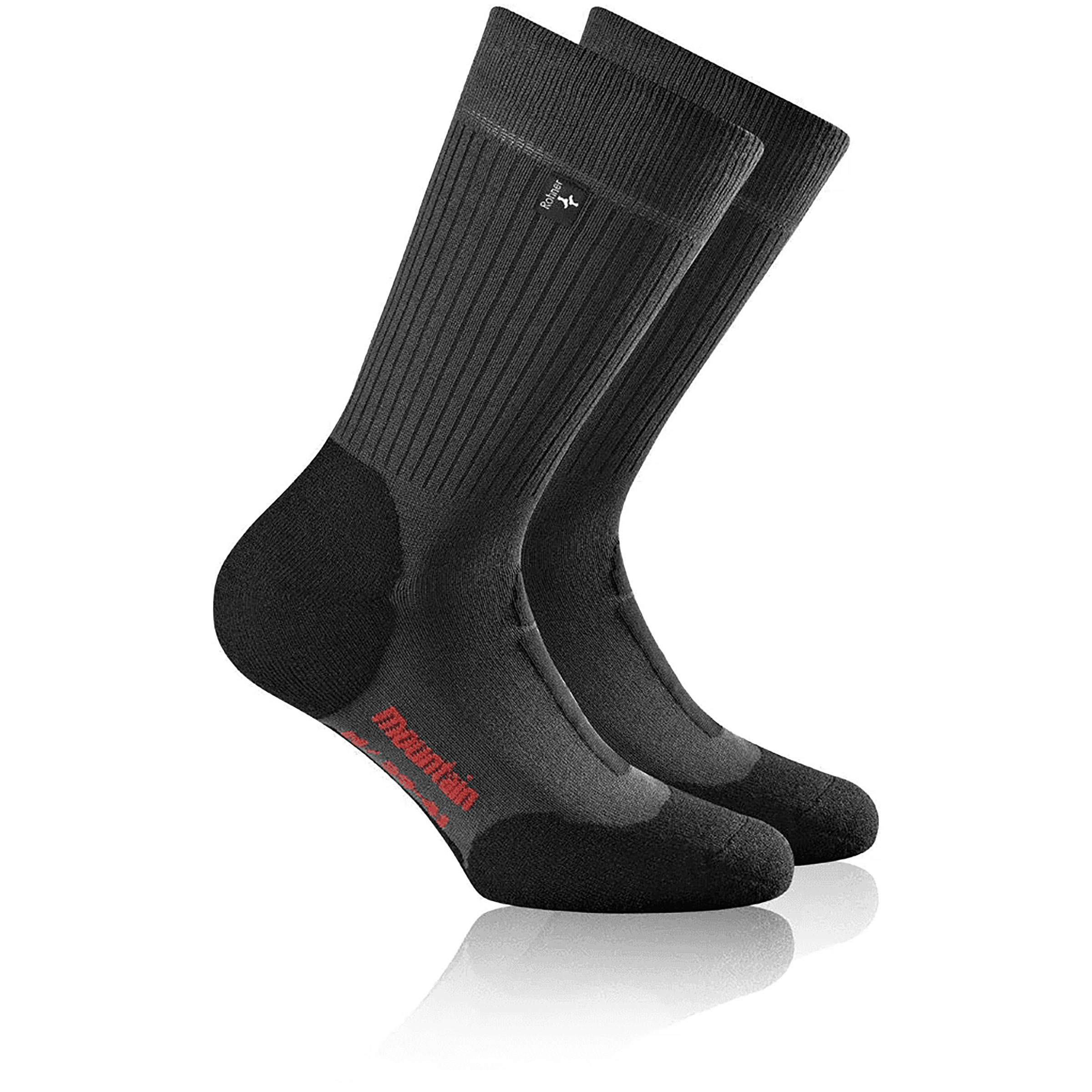 Rohner Mountain Trekking L/R Wandersocken grau Größe 36 Trekking Elastisch
