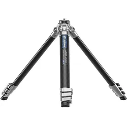 Leofoto Azure Series Ultra-Compact Tripod (Carbon, Metall), Stativ, Silber, Schwarz