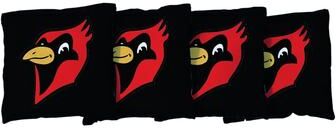 Skip's Garage Otterbein Cardinals Black Cornhole Bags